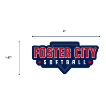 Load image into Gallery viewer, Sticker - Foster City Softball
