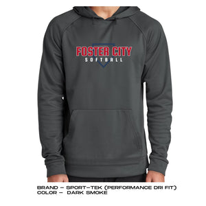 Hooded Sweatshirt (Adult) - Foster City Softball (Various Colors & Styles)